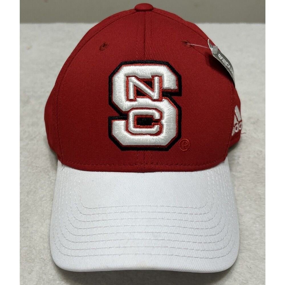 Nc State Wolfpack Hat Small Medium Hat Adidas Red… - image 1